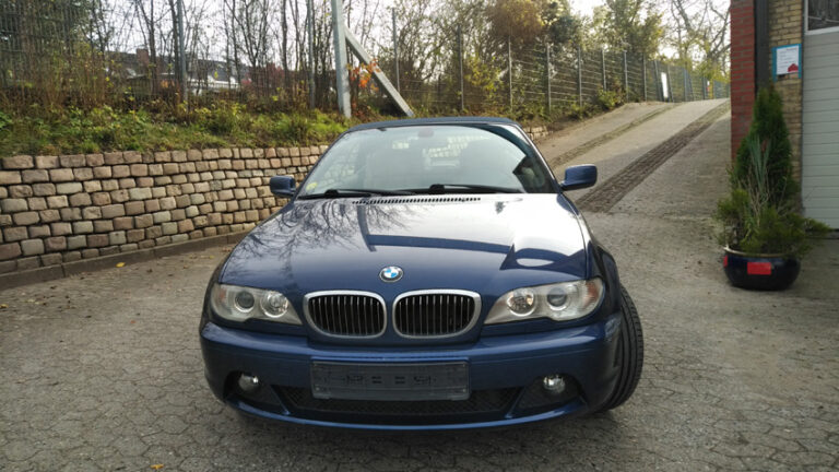 BMW CABRIOLET Blau- Scheinwerfer